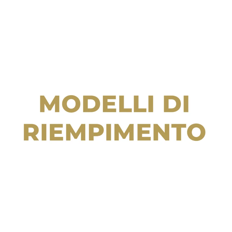 Modelli di Riempimento