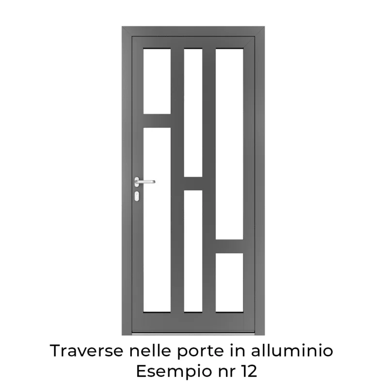 Traverse nelle porte in alluminio