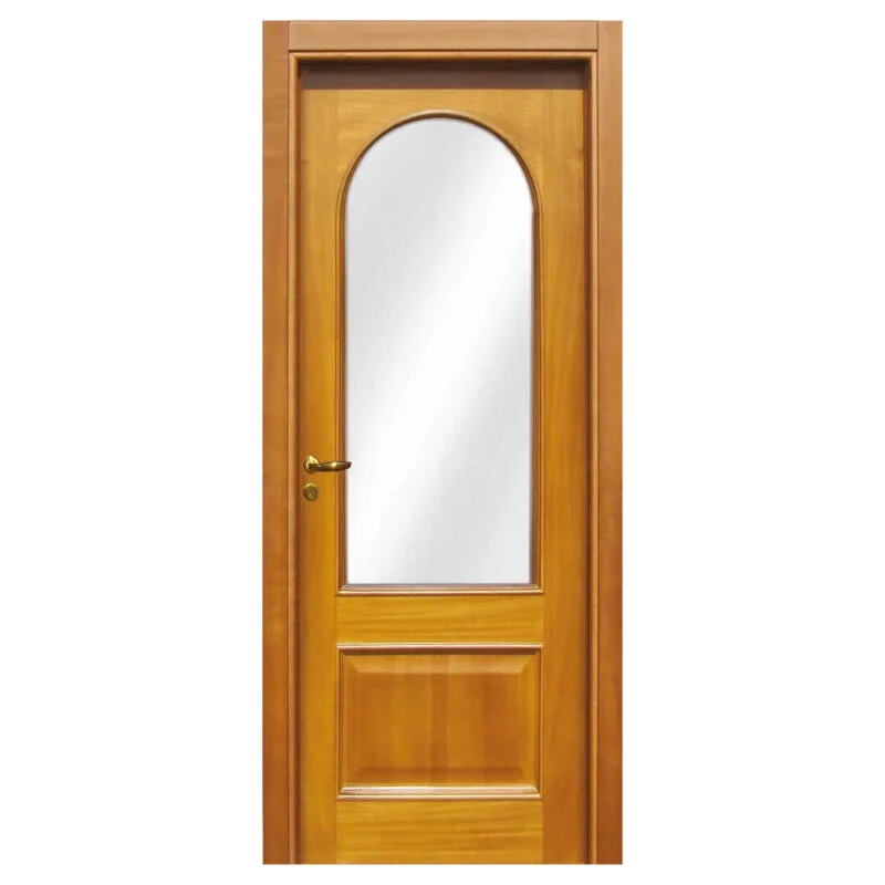 m-11-vano-vetro-ciliegio porta in legno